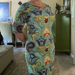 GUC LuLaRoe Paisley Julia Dress M